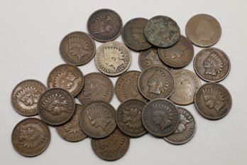 24 Indian Head Pennies