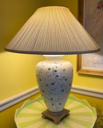 Ceramic Floral Lamp