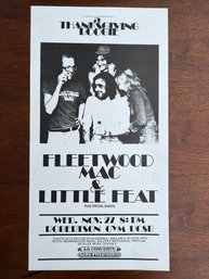 Fleetwood Mac And Little Feat Poster - 12 Inches X 22 Inches Tall