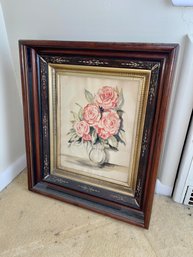 Antique Still Life Watercolor Painting