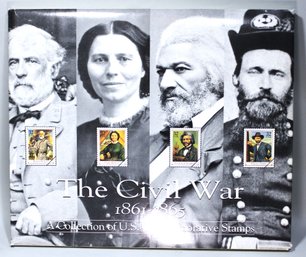 US STAMPS COFFEETABLE BOOK US CIVIL WAR COMMEMORATIVE STAMPS