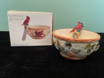 Sonoma Knollwood Dip  Bowl & Spreader