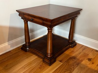 High Quality Wood Side Table With Drawer