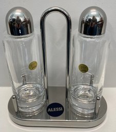 New Alessi Crystal Wine/vinegar Set