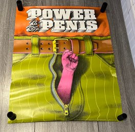 Power To The Penis 1970 Poster By John Sposato