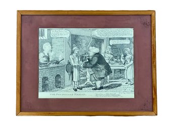 'The Physicians Friend' Caricature Etching By Charles Williams (1797-1830)