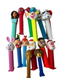 Lot Of Vintage Pez Candy Dispensers