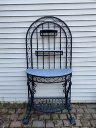 Metal And Resin Top Garden Hutch