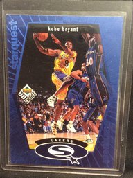 1998 Upper Deck UD Choice Starquest Kobe Bryant Insert Card - M