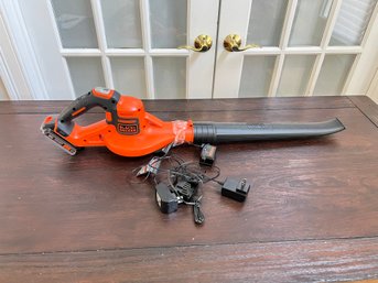 Black And Decker Cordless Leaf Blower