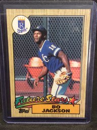 1987 Topps Future Stars Bo Jackson Rookie Card - M