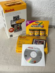 Lot Of Kodak Color Cartridge & Photo Paper Plus Kodak Advantix Film
