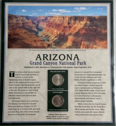 Lot Of 2 2010 P/D Arizona Grand Canyon National Park State Quarters