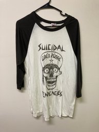 Suicidal Tendencies Raglan Band Shirt Mens Size Large