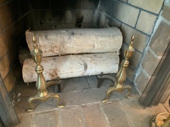 Brass Andirons