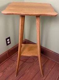 Oak Plant Stand