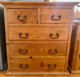 Vintage Oak 5-drawer Dresser