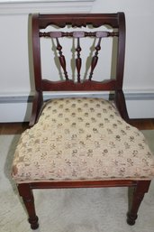 Antique Wood Chair 18x20x31