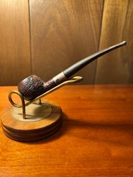 Marshall Field & Co Smoking Pipe With Sterling Band