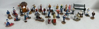 Over 30 Hawthorne Village Figurines