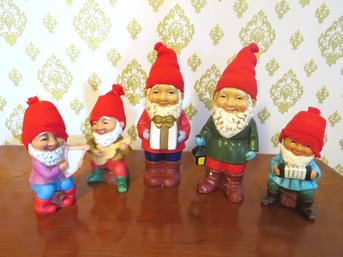 5 Christmas Gnomes Made In Korea And Japan