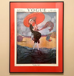 A Vintage Vogue Magazine Print