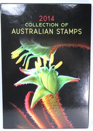 2014 COLLECTION OF AUSTRALIAN STAMPS MINT IN COFFEE TABLE BOOK