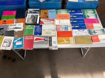 Large Collection Of Ford's  Owner Manuals From The 1950' To 1970'.(6)