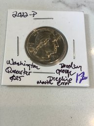 2022 P Washington Quarter (error) 167