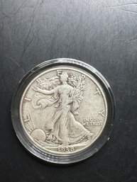 1938 Walking Liberty Silver Half Dollar