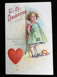 Circa 1910 Valentine's Day Postcard 'Who Needs A Beau Anyway?'