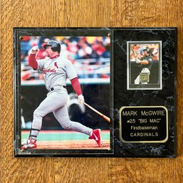 A Piece Of Mark McGwire Commemorative Memorabilia