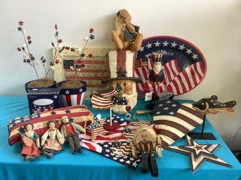 Patriotic Decor Lot