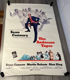 The Anderson Tapes W/ Sean Connery 1971 Columbia Pictures Poster