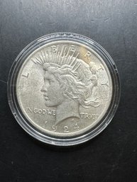 1924 Silver Peace Dollar