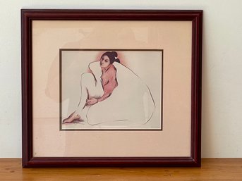 R. C. Gorman 'Woman From Indian Wells' Signed Print