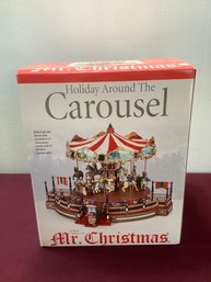 Mr Christmas Holiday Around The Carousel Display Figure #3