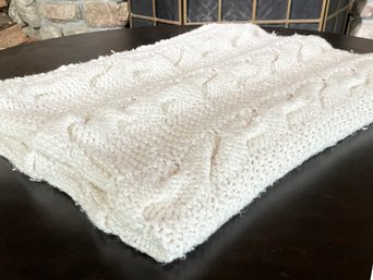 A Hand Knitted Lap Blanket