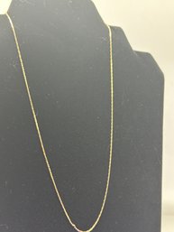 14K Yellow Gold Necklace 16' Chain