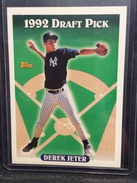 1993 Topps Draft Pick Derek Jeter Rookie Card - M