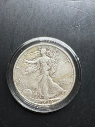 1936 Walking Liberty Silver Half Dollar