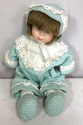 Vintage Porcelain W/ Cloth Body Baby Doll
