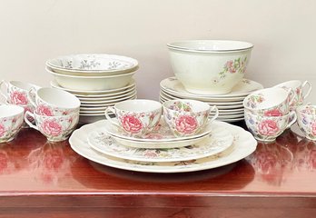 Vintage Johnson Brothers China - Rose Chintz Pattern