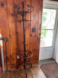 Antique Wooden Coat Rack