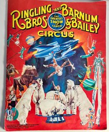 1981 Ringling Bros And Barum And Bailey Circus Magazine And Poster