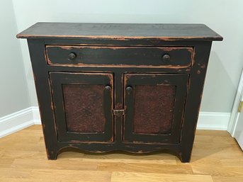 Rustic Wood Cabinet Made With Reclaimed Wood