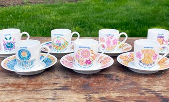 A VIntage Mid Century Limoges Demitasse Set