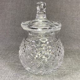 Very Pretty WATERFORD Crystal Candy Jar With Lid - No Damage - Very Nice Piece - Made In Ireland - NICE !