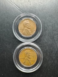 2 Wheat Pennies 1948, 1948-D
