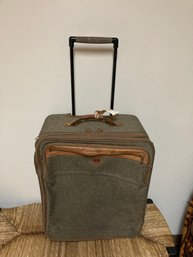 Vintage Hartmann Tweed Rolling Suitcase